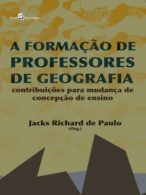 cover image of A formação de professores de Geografia